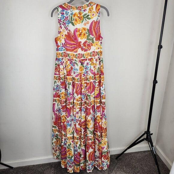 NWT Sezane X Farm Rio Alamedee Maxi Dress Size 4 - Picture 10 of 17